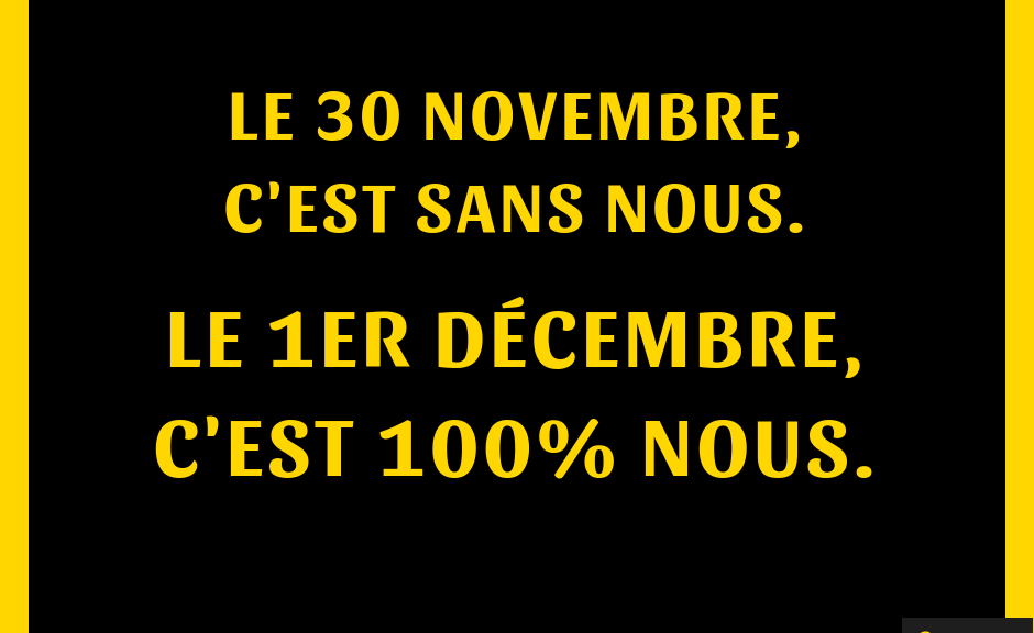 Appel à la grève des travailleur.se.s associatifs LES 30 NOVEMBRE ET 1ER DECEMBRE 2018