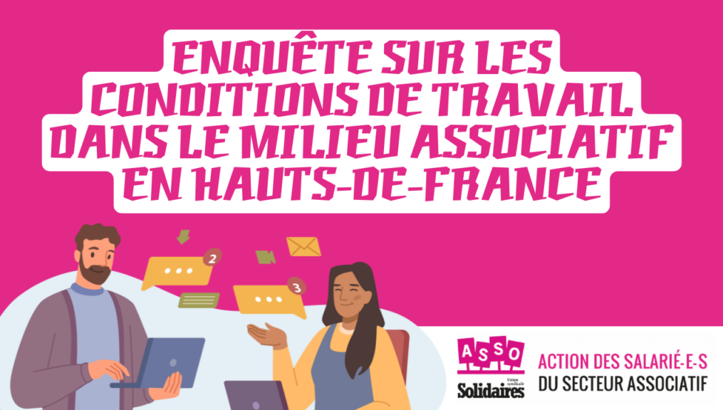 Enquête sur les conditions de travail dans le milieu associatif en Hauts-de-France